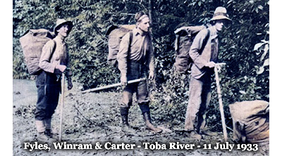 Fyles, Winram & Carter Toba 1933