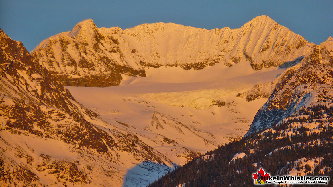 Armchair Glacier at Sunset