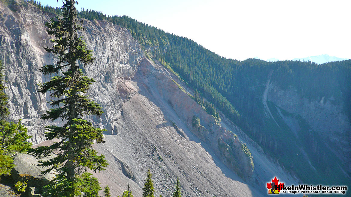 The Barrier Above Rubble Creek