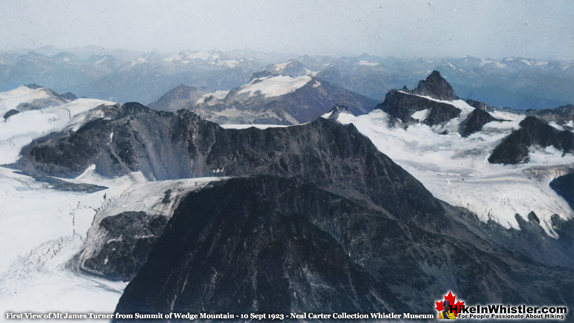 Mount James Turner from Wedge Summit 10 Sept 1923