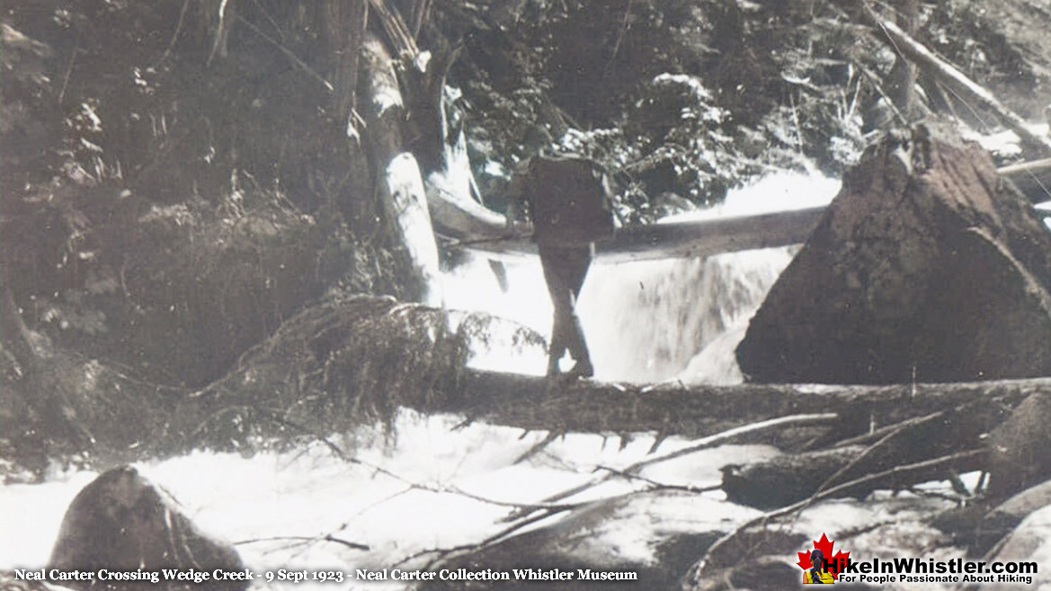 Neal Carter Crossing Wedge Creek 9 Sept 1923