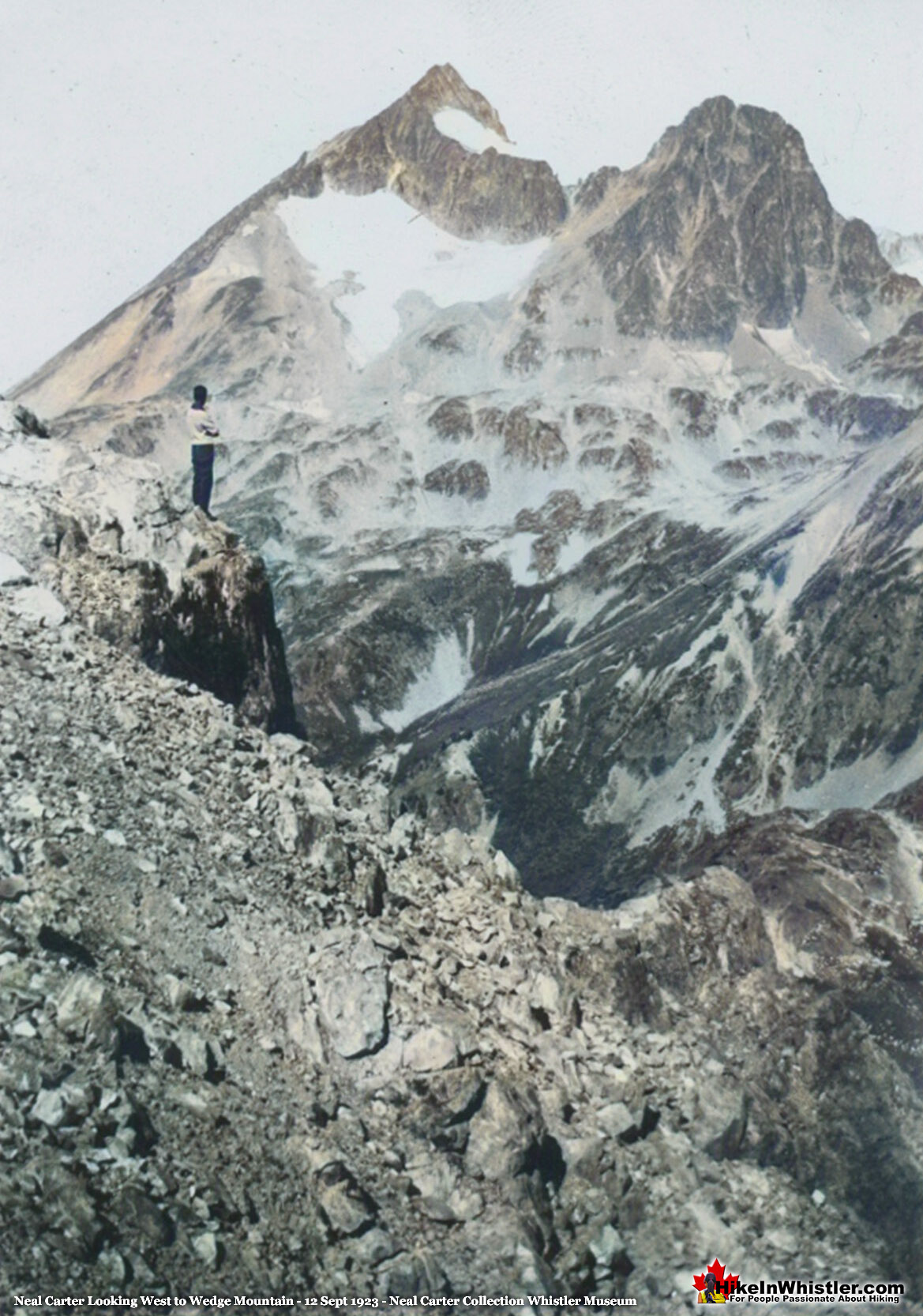 Neal Carter Looking West to Wedge Mountain 12 Sept 1923