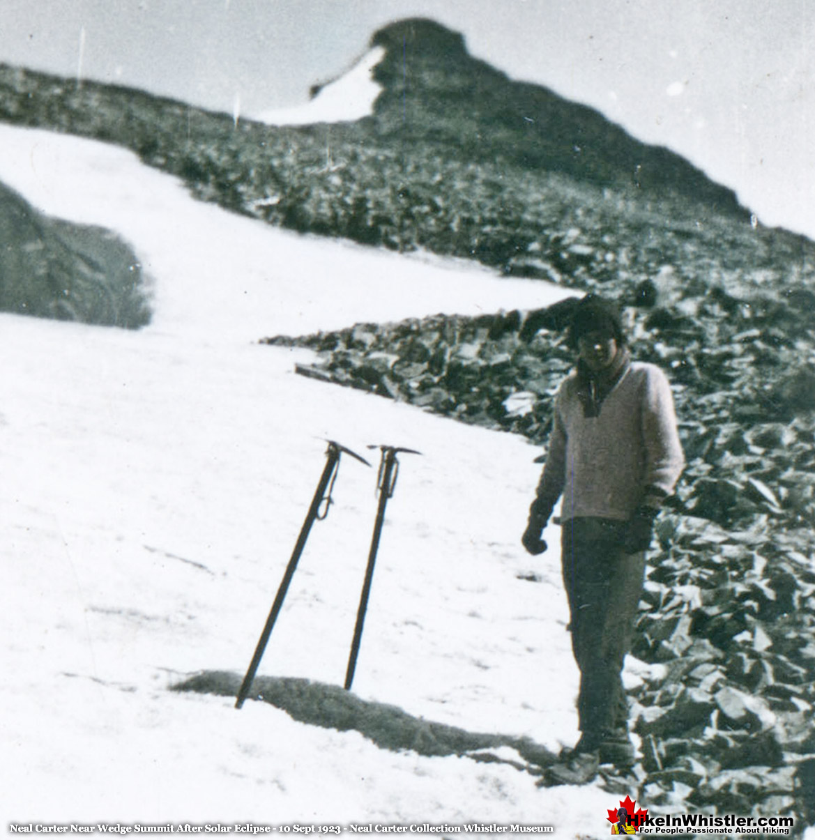 Neal Carter Near Wedge Summit After Eclipse 10 Sept 1923