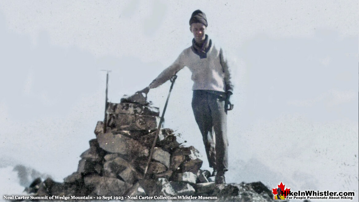 Neal Carter Wedge Mountain Summit 10 Sept 1923