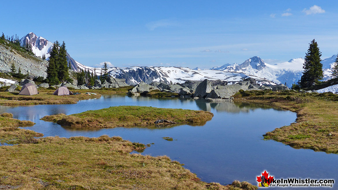 Spearhead Range Tents on Blackcomb