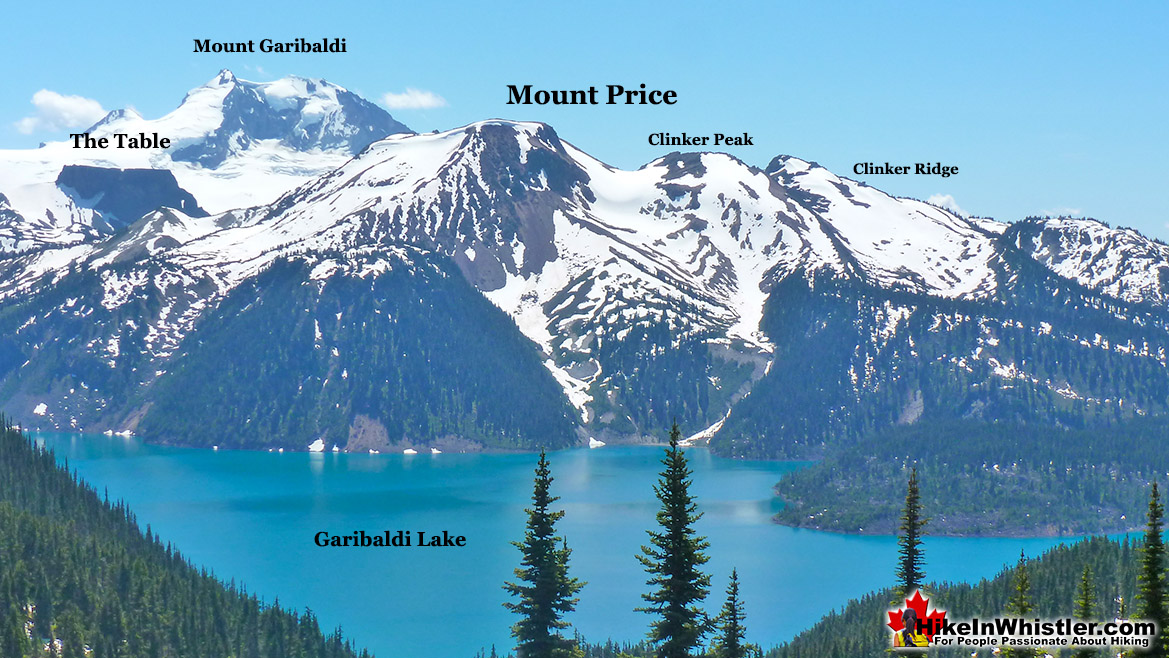 The Table, Mt Garibaldi, Mount Price, Garibaldi Lake