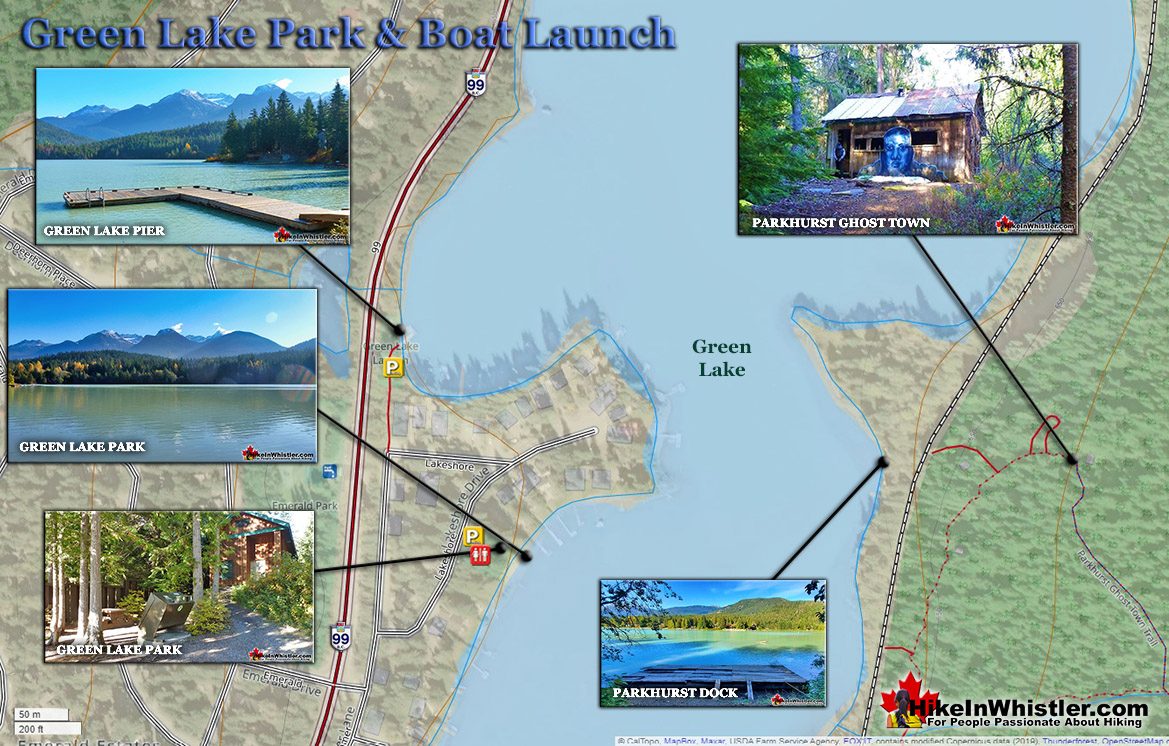 Green Lake Park Map