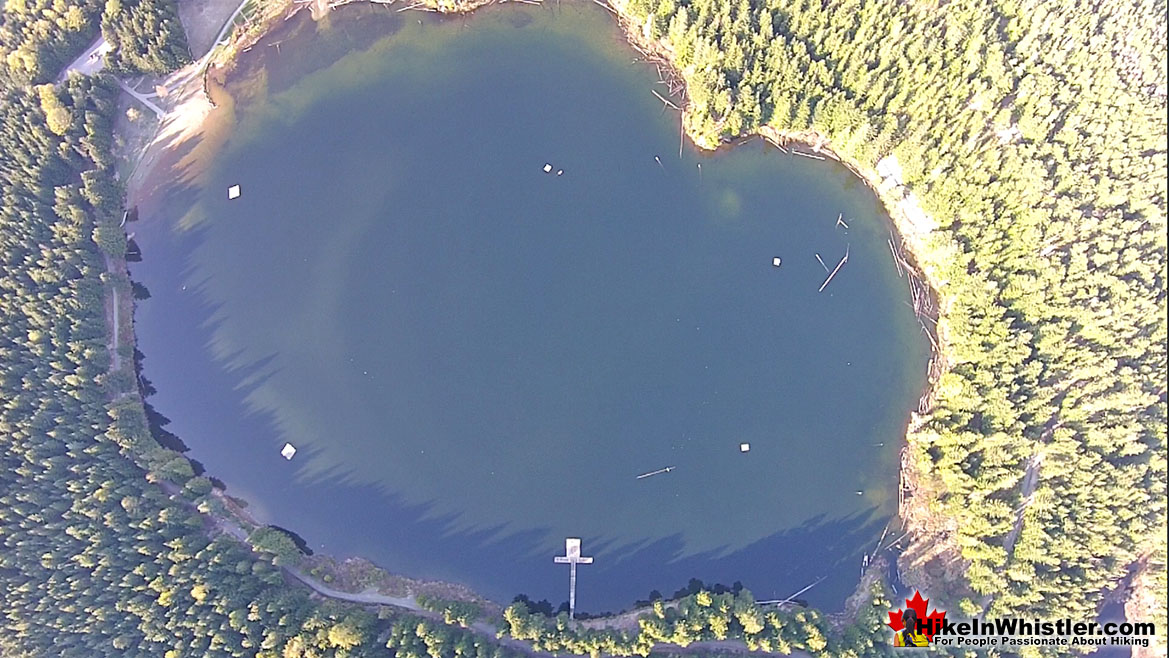 Lost Lake Run in Whistler Aerial View