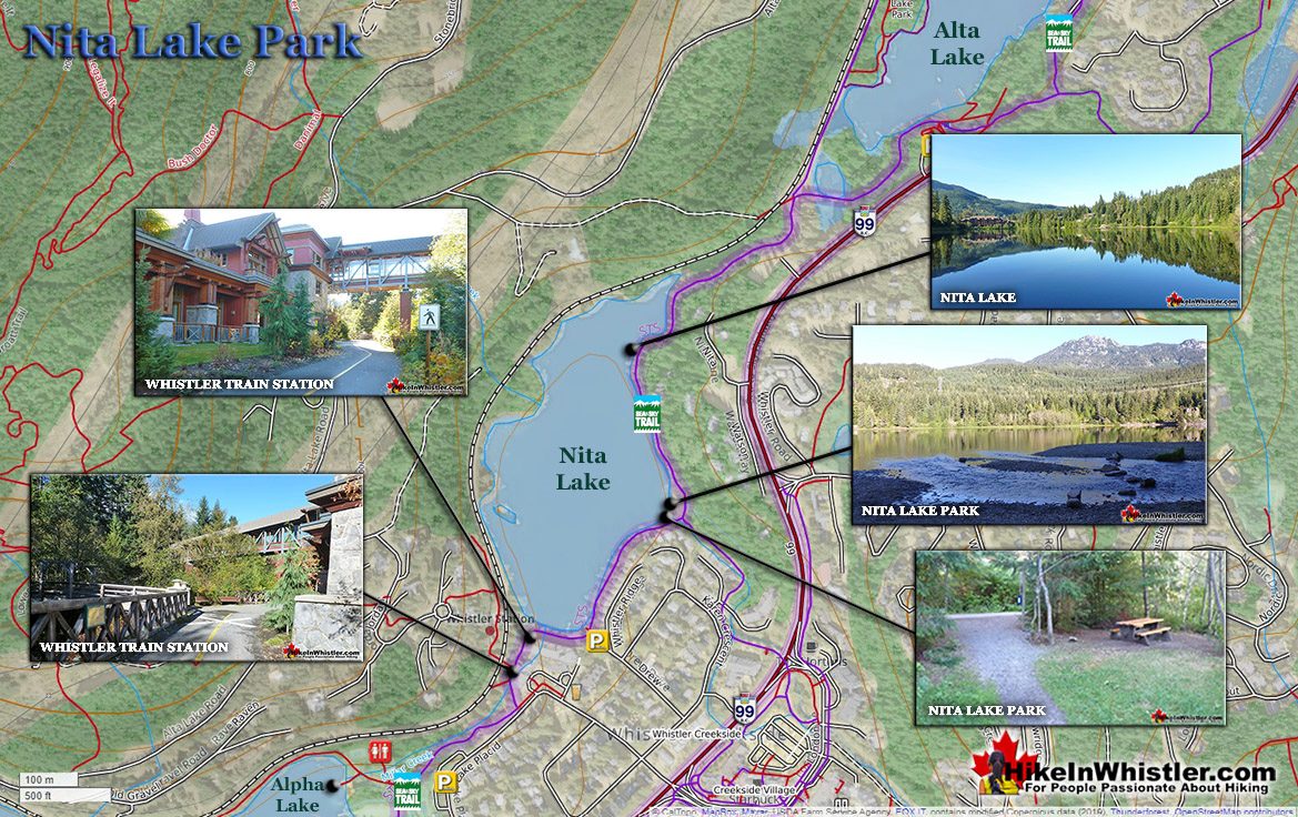 Nita Lake Park Map