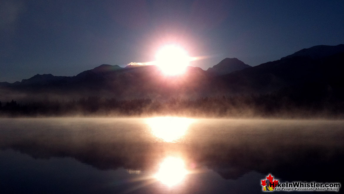 Rainbow Park Sunrise Run in Whistler