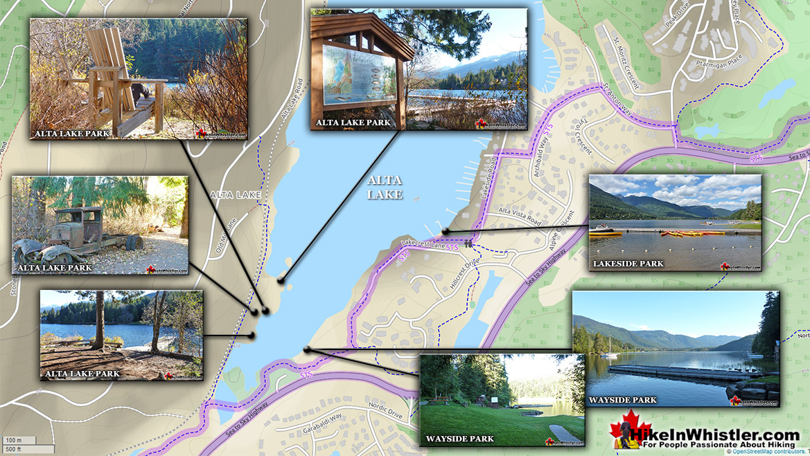 Wayside Park Map Run in Whistler