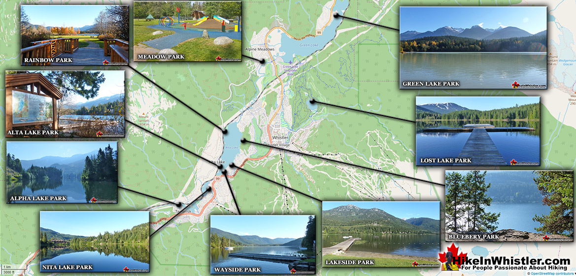 Whistler Parks Map