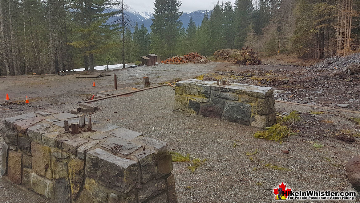 Rubble Creek Trailhead Construction April 2019