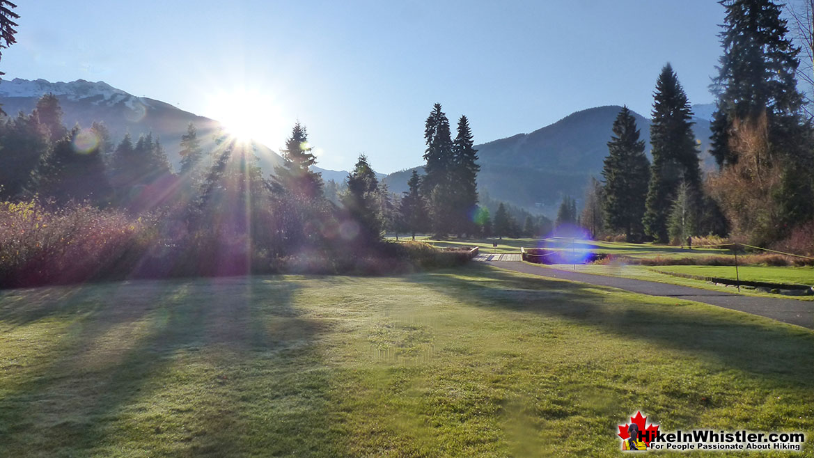 Whistler Golf Course 5k Run Sunrise