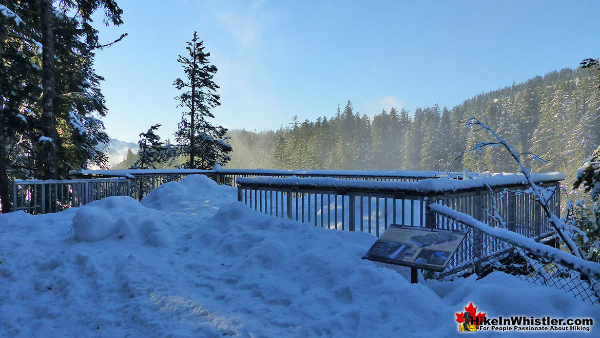 Brandywine Falls Snowy Viewpoint