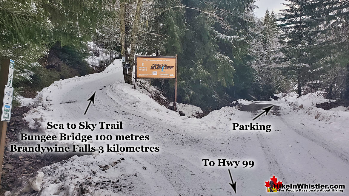 Whistler Bungee Bridge Parking Directions