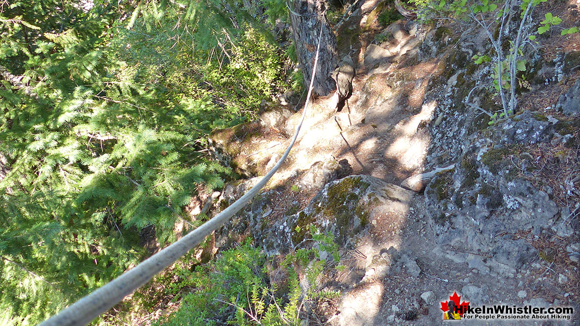 Rope Section to the Base of Brandywine Falls