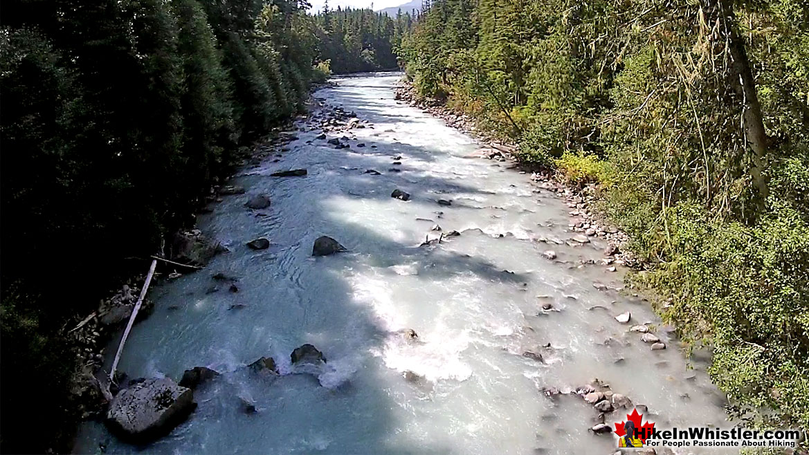 Cheakamus River Suspension Bridge at Cal Cheak