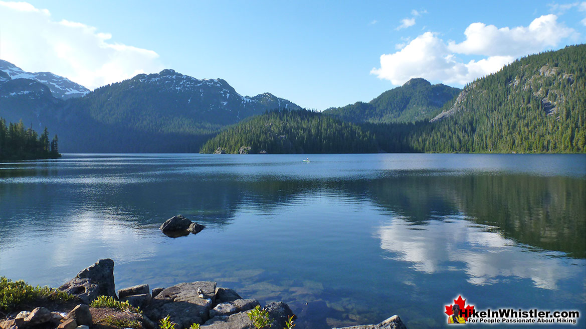 Callaghan Lake Paddling to Cirque Trailhead