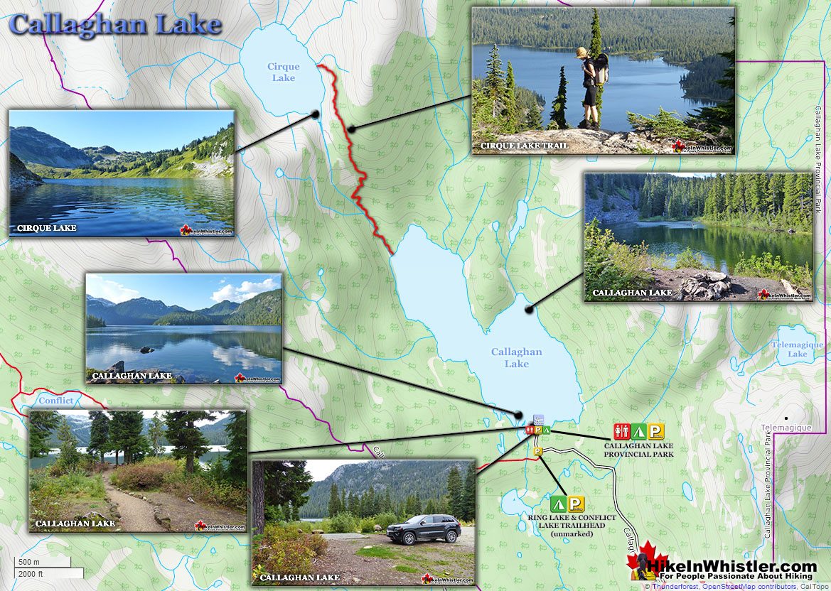 Callaghan Lake Park Map v8a