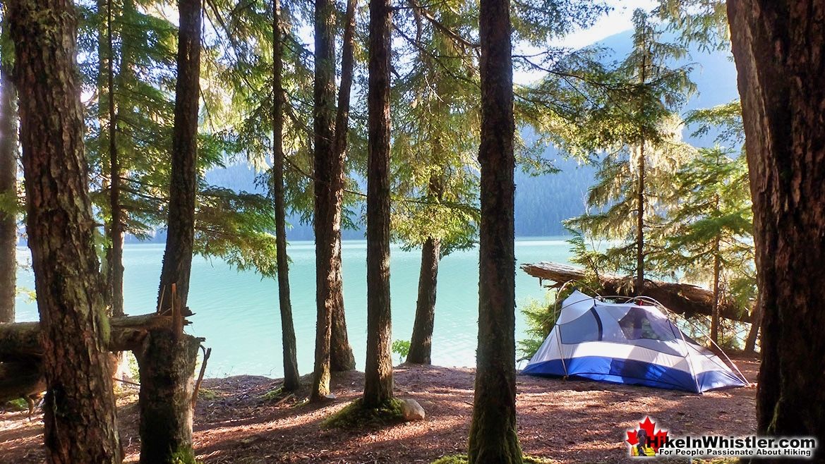 Amazing Campsites at Cheakamus Lake