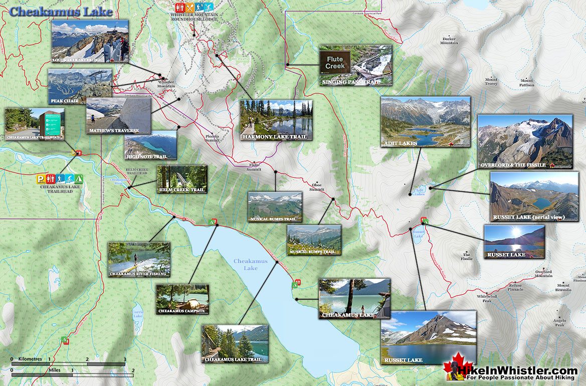 Cheakamus Lake Large Map v15a