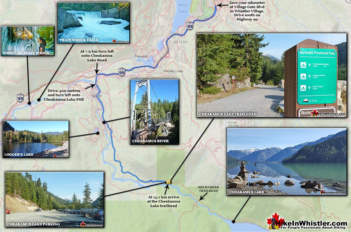 Cheakamus Lake Trailhead Map v3a