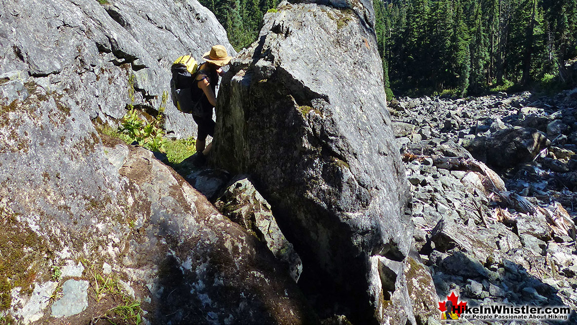 Cirque Lake Trail Boulders