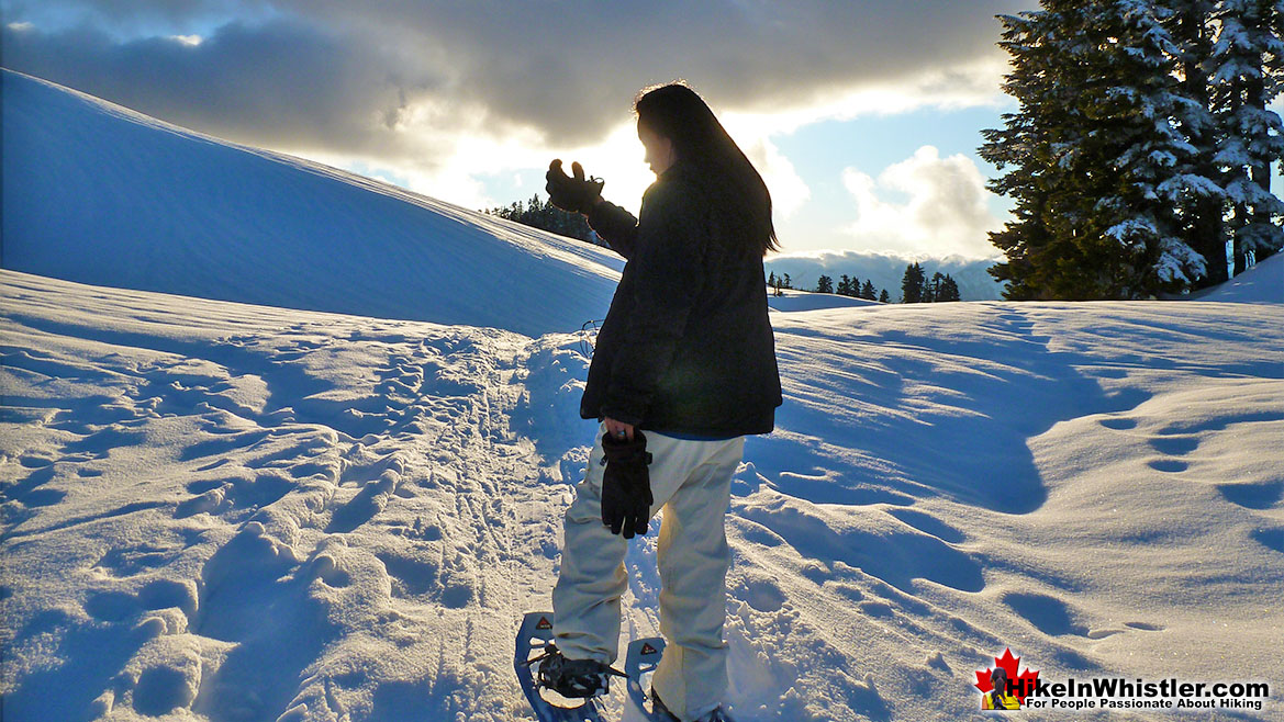 Leaving the Elfin Lakes Hut