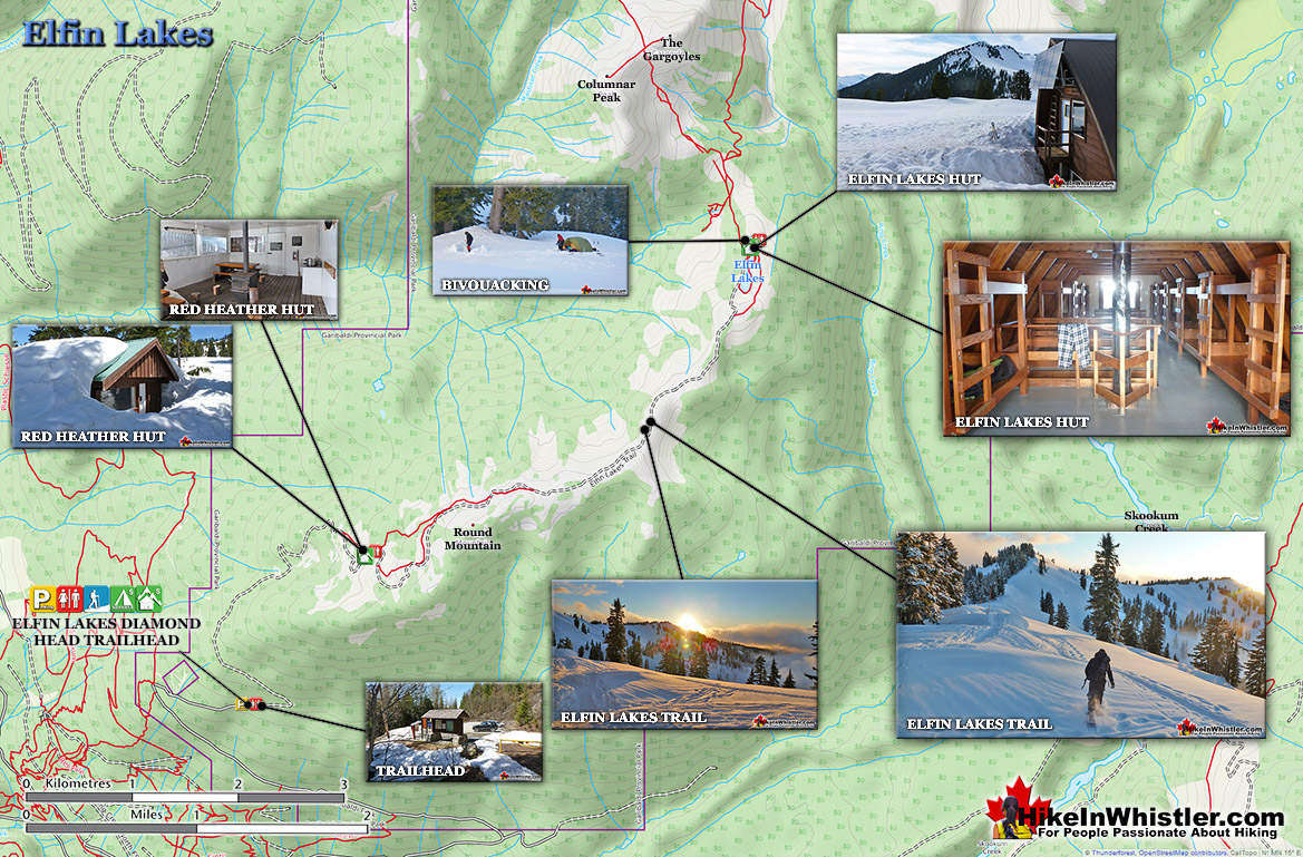 Elfin Lakes Map v7