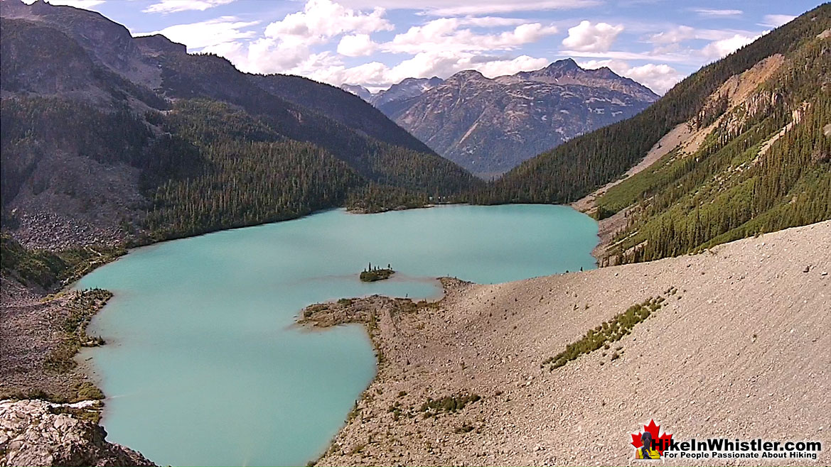 Joffre Lakes Aerial View 32