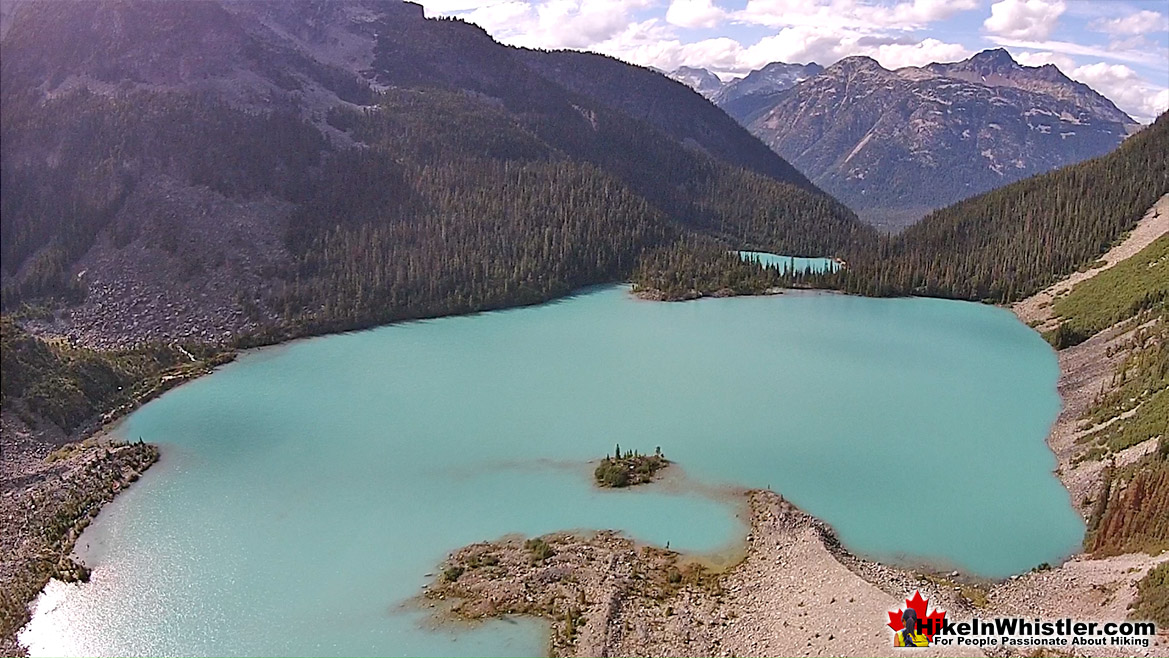 Joffre Lakes Aerial View 34