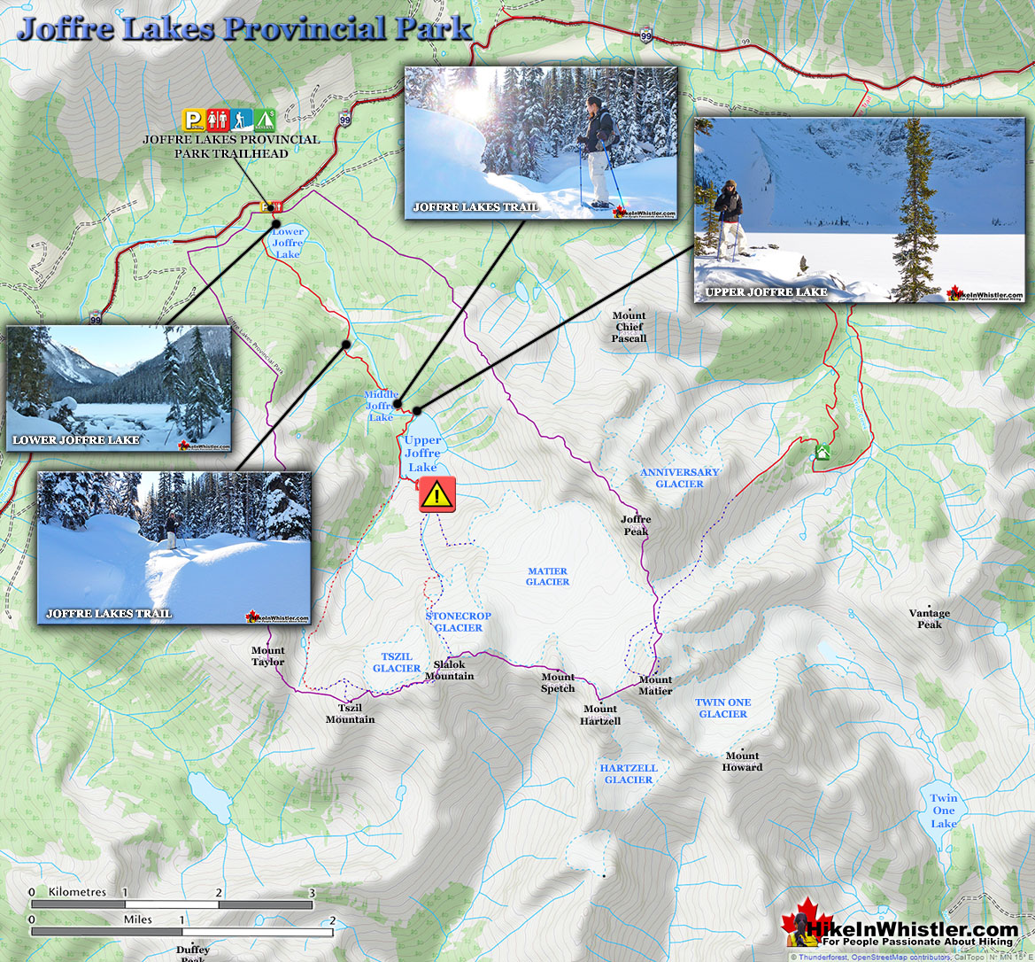 Joffre Lakes Snowshoe Map v4