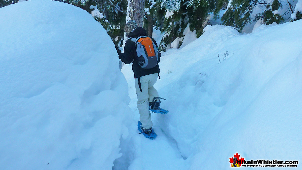 Joffre Lakes Snowshoe Whistler December