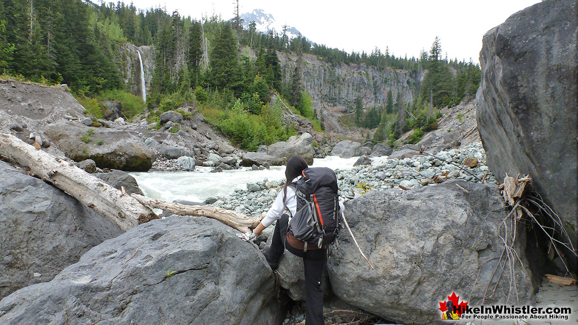 Trail Along Upper Lillooet River Near Keyhole Campsite