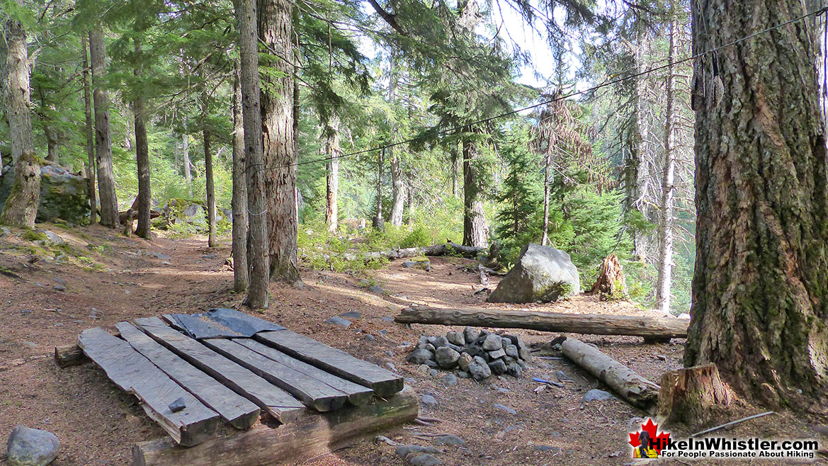 Campsite at Keyhole Hot Springs