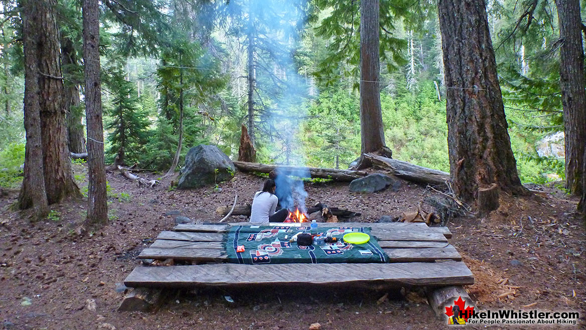 Campsite at Keyhole Hot Springs