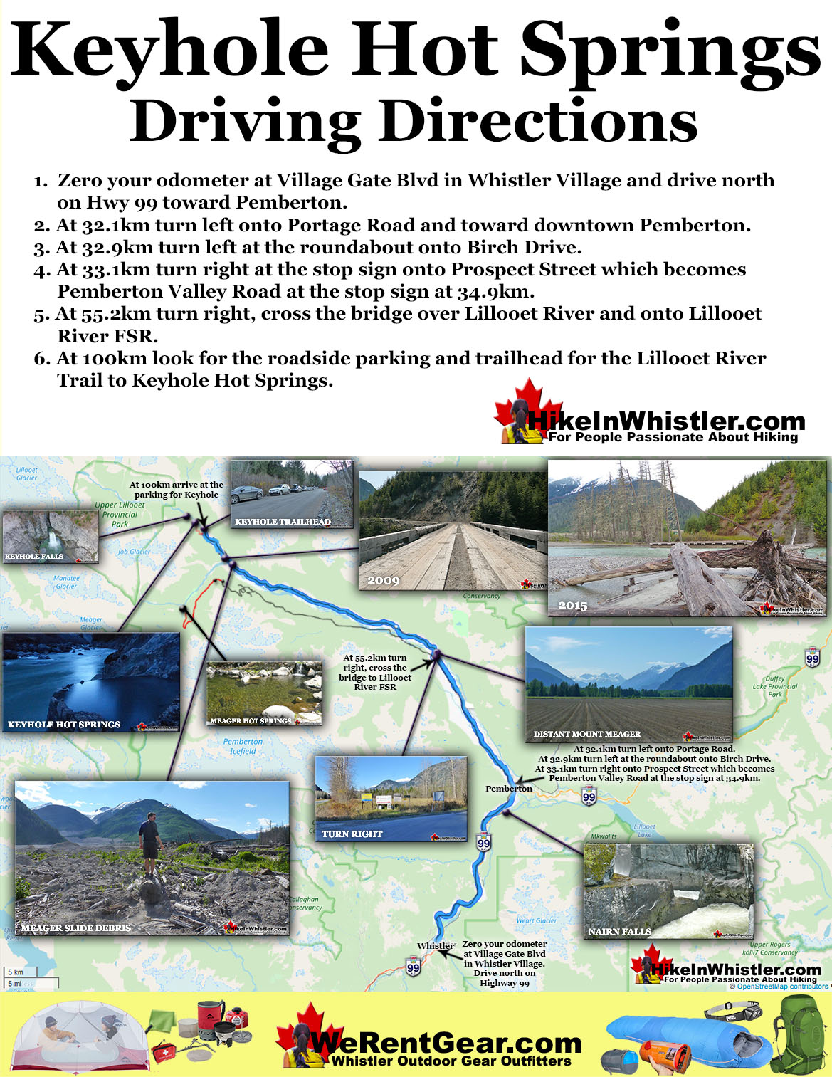 Driving Directions Keyhole Hot Springs