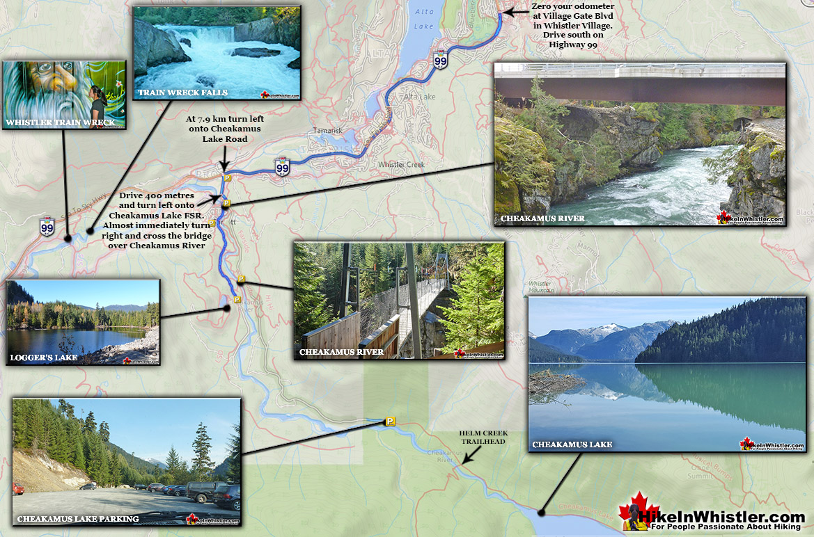 Loggers Lake Trailhead Directions Map