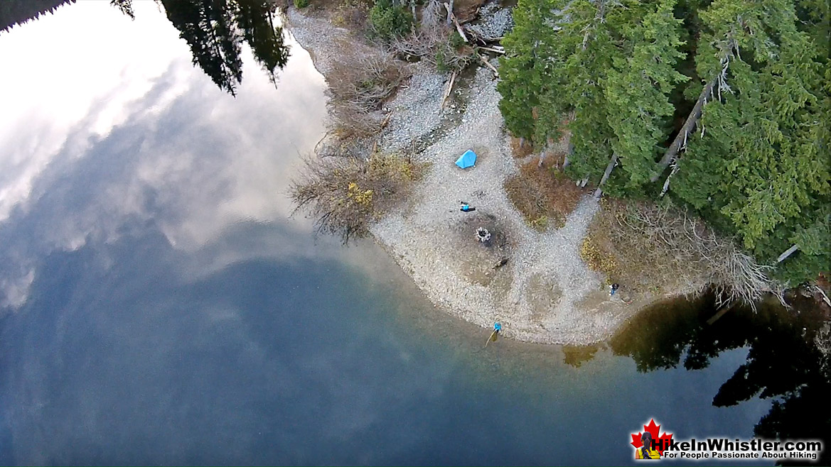 Madeley Lake Tent Aerial View