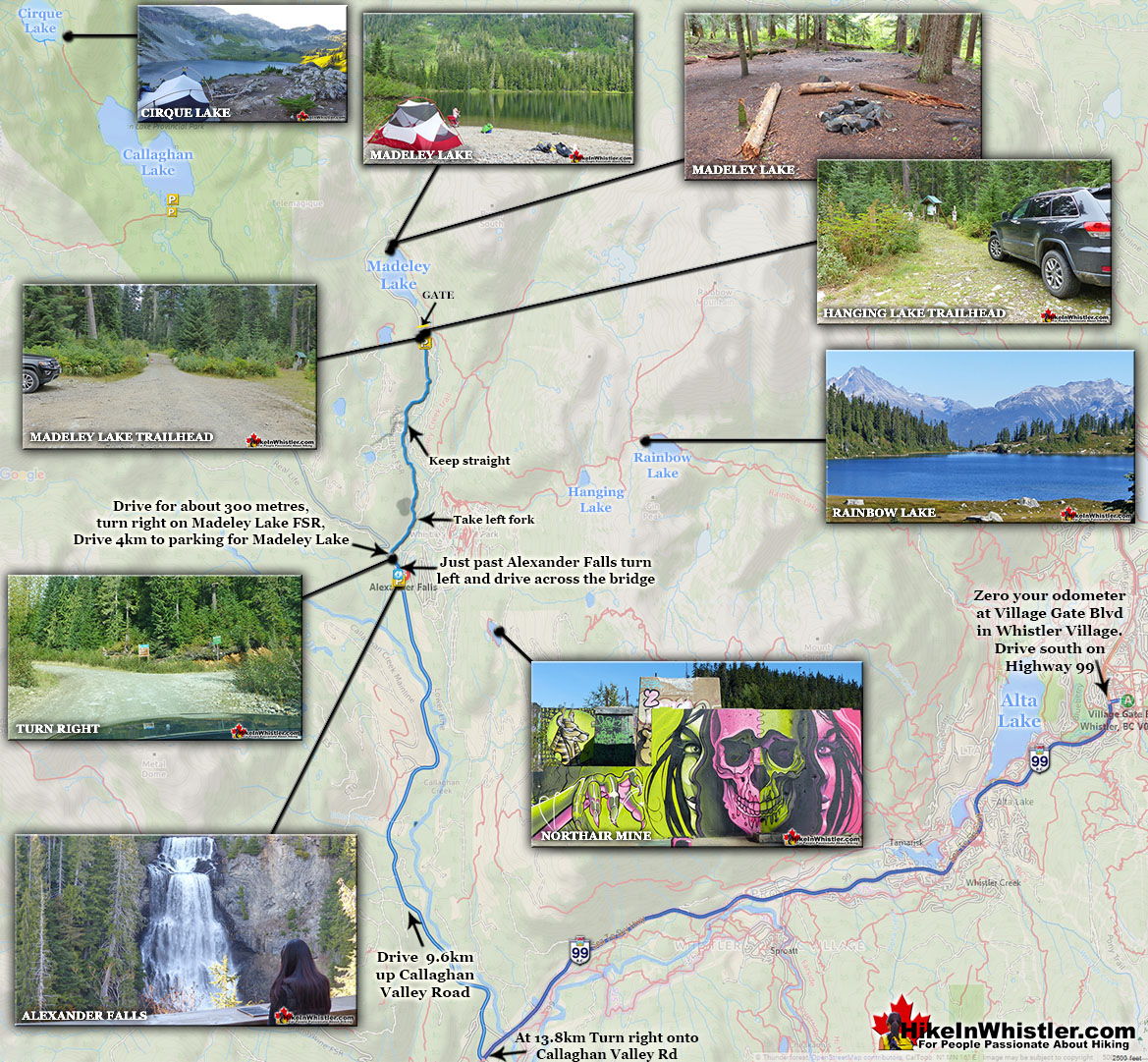 Madeley Lake Directions Map v5