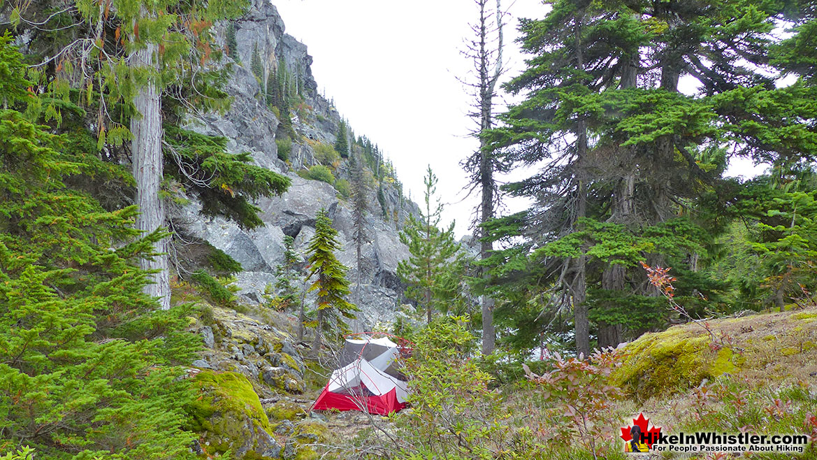 Fall Camping at Newt Lake in Whistler