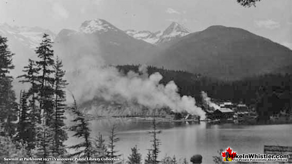 Sawmill at Parkhurst 1937