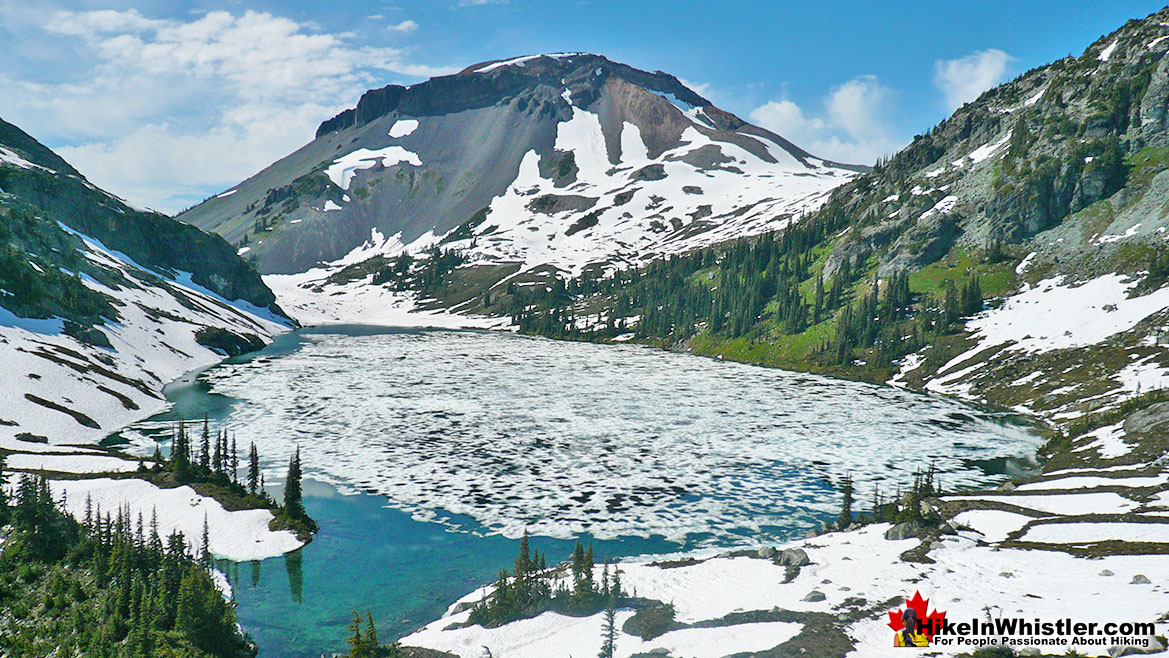 Ring Lake Still Frozen in August