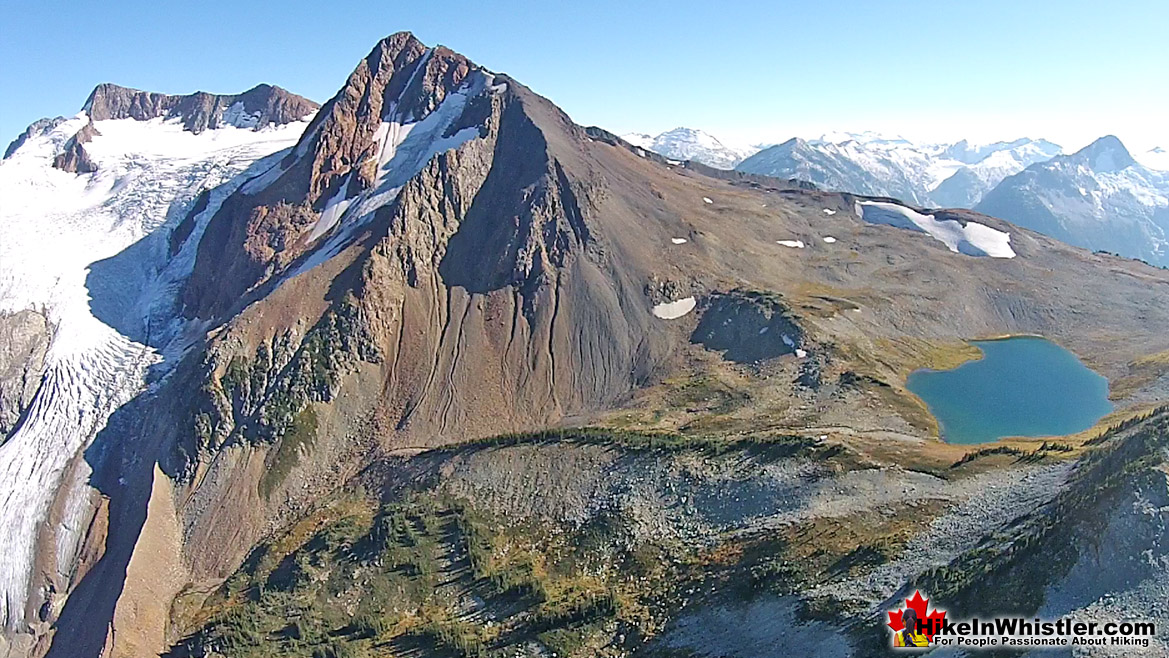 Aerial View of The Fissile and Russet Lake