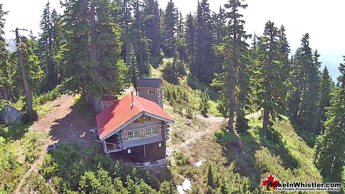 Sproatt Hut Aerial View