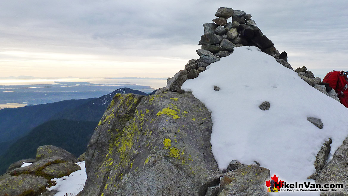 The West Lion Summit Cairn