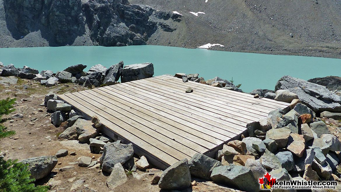 Wedgemount Lake Tent Platform