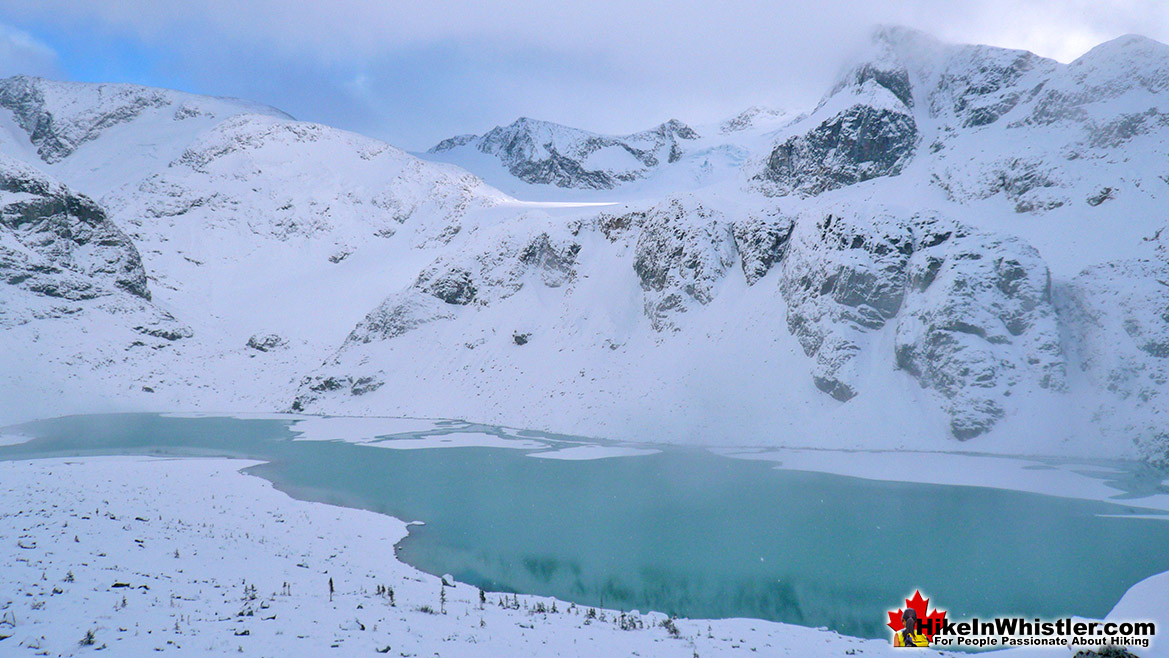 Wedgemount Lake Snowy Day