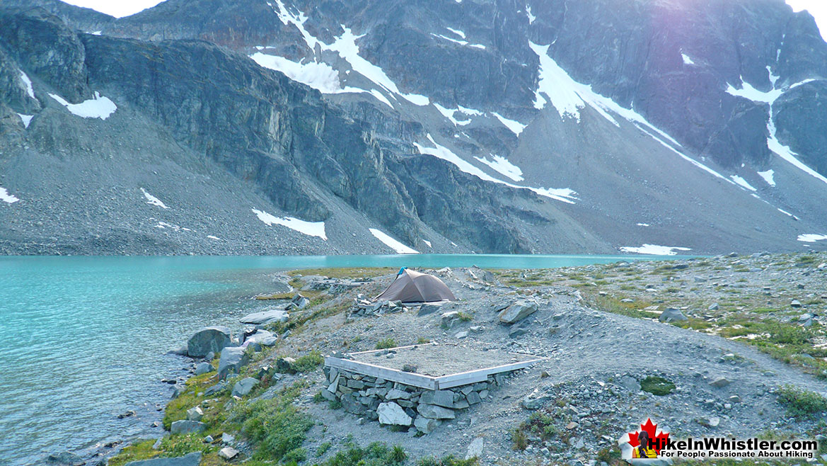Wedgemount Lake Tent Clearings